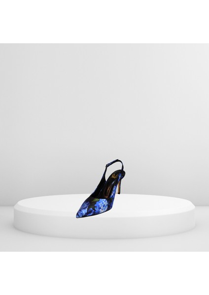 Kadın Özel Üretim Şık Gece Deri Üstü Saten Kaplama Stiletto Topuklu Ayakkabı 25NW001 fırsatları