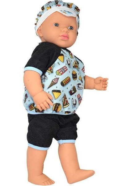 2251 Gamze, Konuşan Aliş Erkek Kel Bebek 55 cm