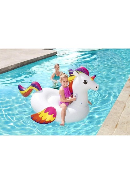 Renkli Pegasus Binici 150X117 Cm, Eğlenceli ve Şık Tasarım fırsatları