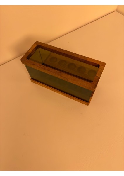 Kahverengi Ahşap Dekoratif Mumluk, Sonsuzluk Aynası ve Tealight Tasarımı indirimleri