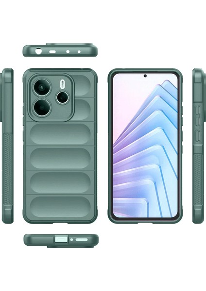 Xiaomi Redmi Note 14 4g Kılıf Optimum Silikon - Siyah Drstr
