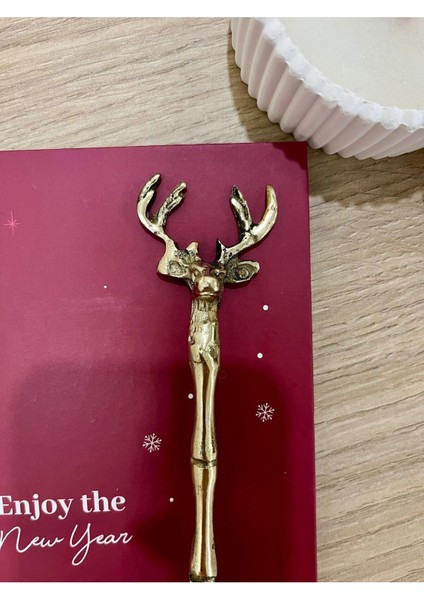 Sarı Pirinç Döküm Geyik Başı Mum Söndürücü, Şık Ev Dekoru Aksesuarı modelleri