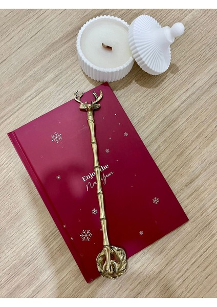 Sarı Pirinç Döküm Geyik Başı Mum Söndürücü, Şık Ev Dekoru Aksesuarı fırsatları