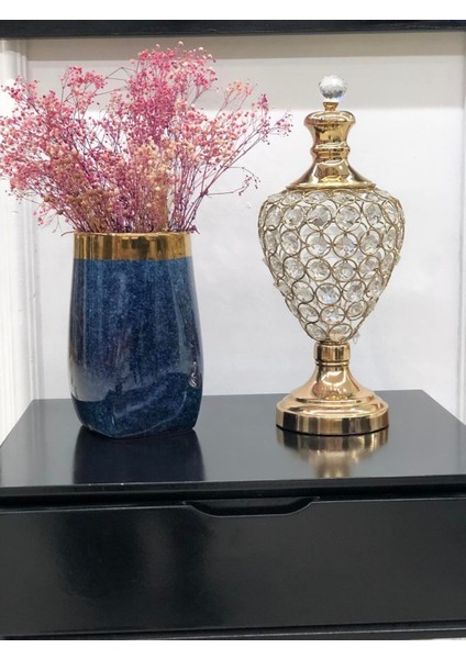 Şık 5'li Kristal Taşlı Dekoratif Şamdan Seti modelleri