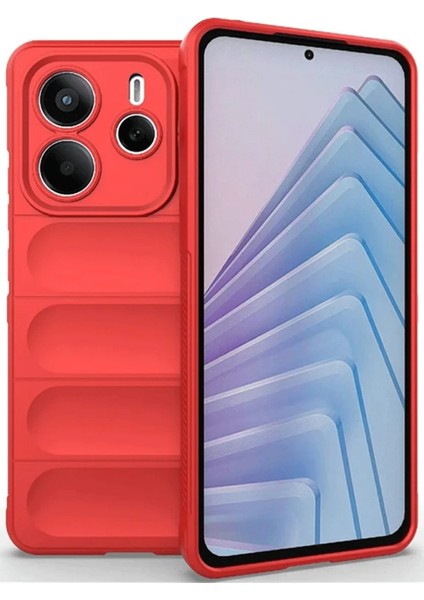 Xiaomi Redmi Note 14 4g Kılıf Optimum Silikon - Kırmızı Drstr fırsatları