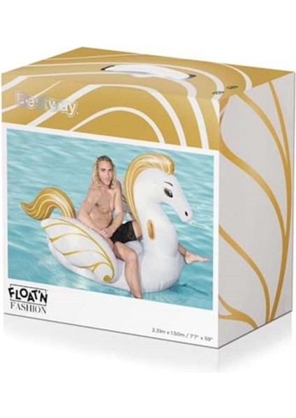 Altın Pegasus Binici 231X150 cm Şık ve Ürün, Keyifli Kullanım Sağlar.