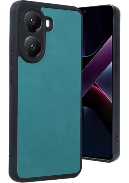 Xiaomi Poco X7 Pro Kılıf Aras Deri Kapak - Açık Yeşil Drstr