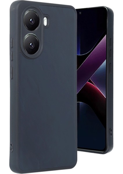 Xiaomi Poco X7 Pro Kılıf Aras Deri Kapak - Lacivert Drstr