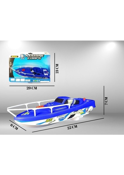 Mavi Pilli Hızlı Bot Oyuncak Tekne Çocuklar Için Eğlenceli Denizde Kullanım fiyatları