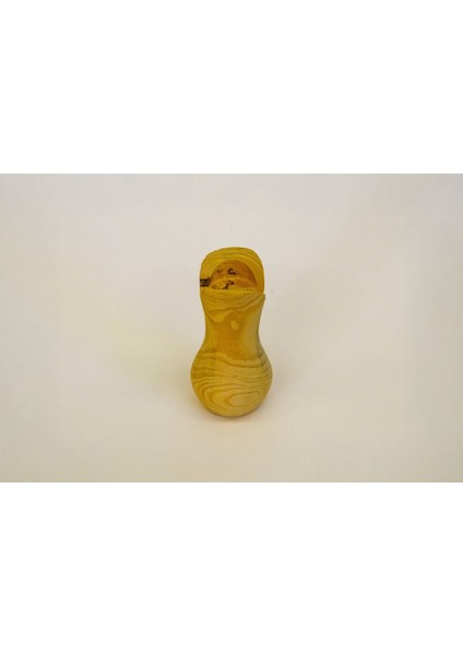 El Işçiliği Lale Şamdan Mumluk, Boyamaya Uygun, Ham Renk Bej