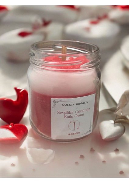 Kalıp Kalp Desenli Kokulu Dekoratif Mum, Sevgiliye Özel Hediye modelleri