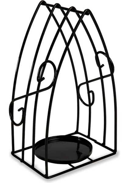 Rustik Siyah Ferforje Mumluk, Evinize Şıklık Katan Metal Fener fırsatları