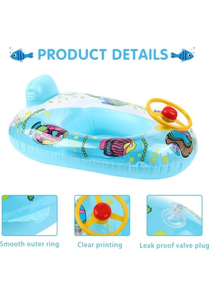 Mavi Kornalı Ayak Geçmeli Çocuk Botu, Rahat ve Şık Tasarım