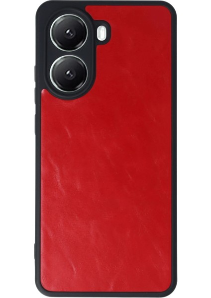 Xiaomi Poco X7 Pro Kılıf Aras Deri Kapak - Kırmızı Drstr