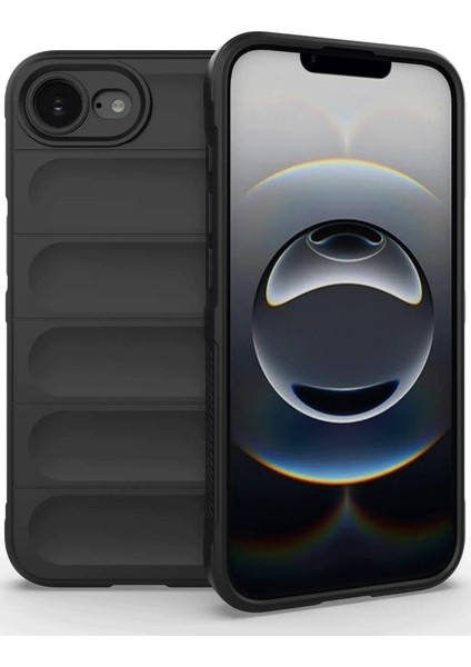 Iphone 16E Kılıf Optimum Silikon - Siyah Drstr