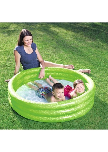 Renkli Çocuklar Için 3 Halkalı Küçük Yüzme Havuzu 122X25 cm fiyatları