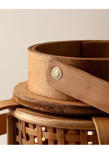 Doğal Ahşap Mini Fener, Şık ve Hafif, Güçlü Işık, Dekoratif ve Kullanışlı modelleri