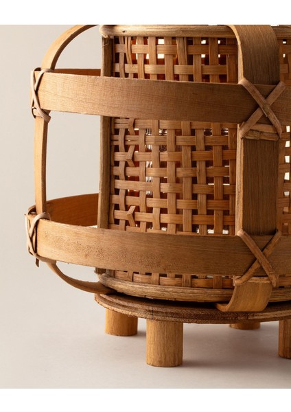 Doğal Ahşap Mini Fener, Şık ve Hafif, Güçlü Işık, Dekoratif ve Kullanışlı fırsatları