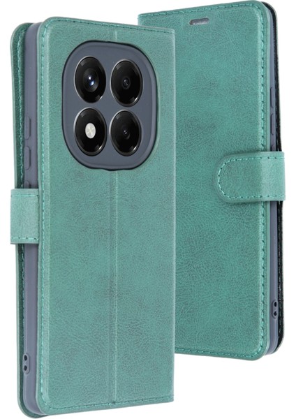 Xiaomi Redmi Note 14 4g Kılıf Trend S Plus Kapaklı Kılıf - Yeşil Drstr