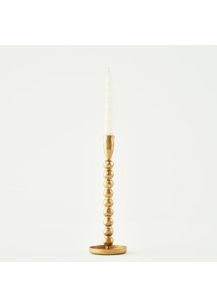 Şık Gold Mumluk 28X9 Cm, Evinizde Zarif Atmosferler Yaratın