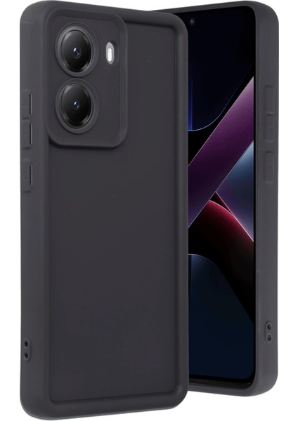 Xiaomi Poco X7 Pro Viera Silikon - Siyah Drstr