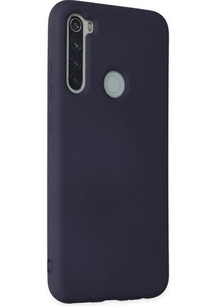 Xiaomi Redmi Note 8 Kılıf Nano Içi Kadife Silikon - Lacivert Drstr