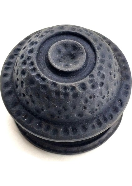 Antika Tarz Dekoratif Pirinç Gözlü Kapı Tokmağı - 78MM Çap, Oksit
