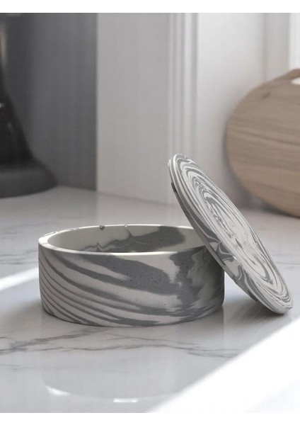 Yuvarlak Kapaklı Dekoratif Kutu, Takı ve Mumluk Sunumu Için Şık Organizer fiyatları