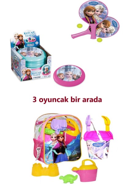 Renkli Deniz Seti, Resimli Sırt Çanta, Frizbi ve Masa Tenisi Raketleri fiyatları