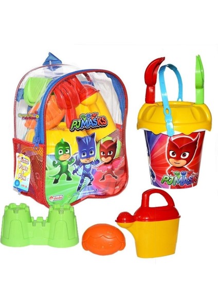 Renkli Pj Masks Temalı Sırt Çantalı Plaj Seti, Eğlence ve Pratiklik Bir Arada