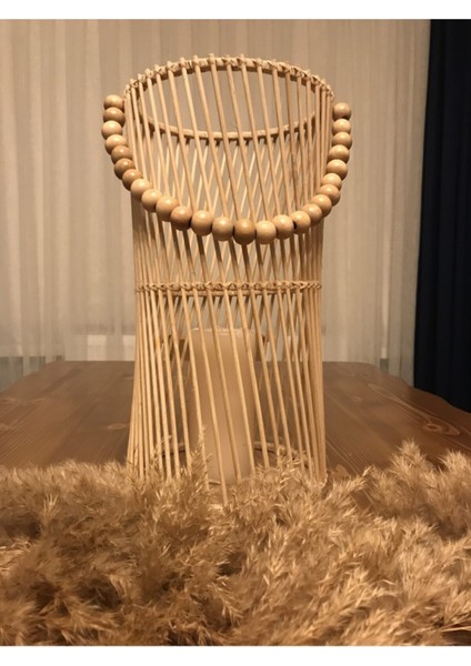 Doğal Bambu Fener Çapraz Dekor, Şık ve Sürdürülebilir Ev Dekorasyonu Seçeneği fiyatları