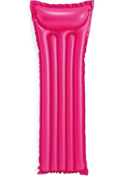 Düz Renkli Pembe Şişme Yatak, Havuz ve Deniz Kullanımı, 183X69 cm modelleri