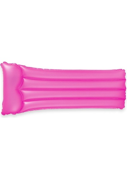 Düz Renkli Pembe Şişme Yatak, Havuz ve Deniz Kullanımı, 183X69 cm indirimleri