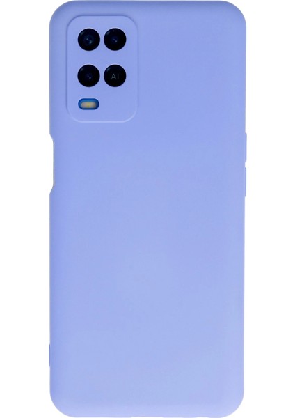 A54 4g Kılıf Nano Içi Kadife Silikon - Lila Drstr