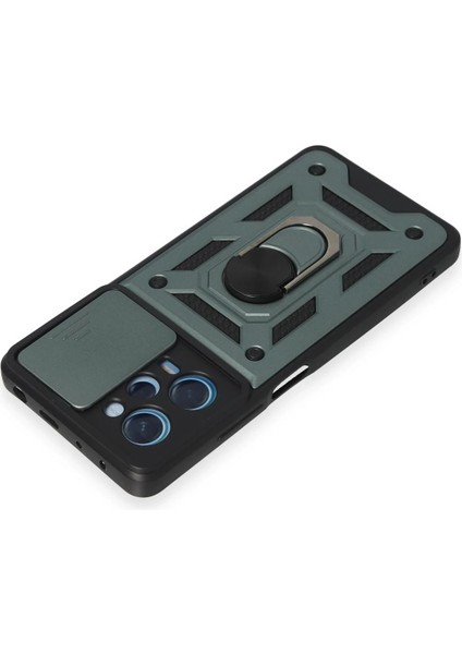 Xiaomi Redmi Note 12 Pro 5g Kılıf Pars Lens Yüzüklü Silikon - Yeşil Drstr fırsatları