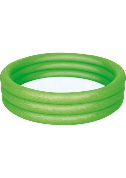Yeşil Çocuk Su Havuzu 3 Boğum 122X25 cm Eğlenceli Yaz Günü Aktivitesi fiyatları