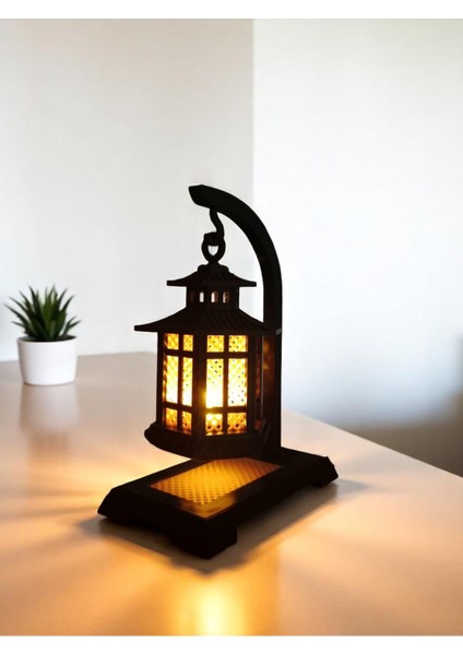 Siyah 3D Baskı Dekoratif Fener, Bahçe ve Iç Mekan Aksesuarı fiyatları