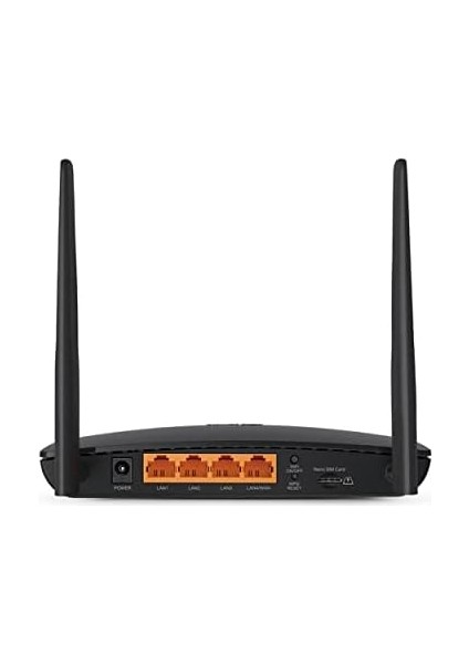 Archer MR200, AC750 Mbps, 4g/3g Sım Yuvası, 64 Cihaza Kadar Bağlantı, Yapılandırma Gerektirmez, Konuk Ağı ve Ebeveyn Kontrolü Desteği, Wi-Fi 5 Dual Band 3g/4g Lte Router