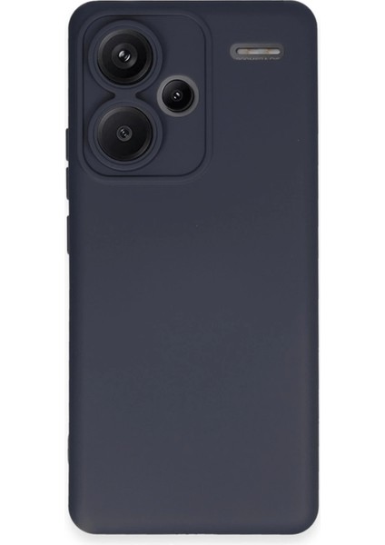 Xiaomi Redmi Note 13 Pro Plus Kılıf Nano Içi Kadife Silikon - Lacivert Drstr