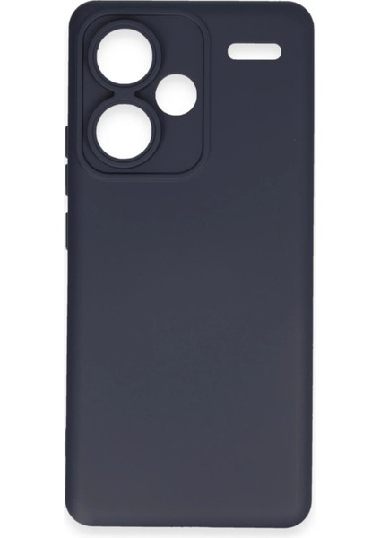 Xiaomi Redmi Note 13 Pro Plus Kılıf Nano Içi Kadife Silikon - Lacivert Drstr
