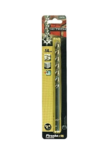 X58208 Beton Matkap Ucu, Metalik, 1 Adet, 14 mm modelleri