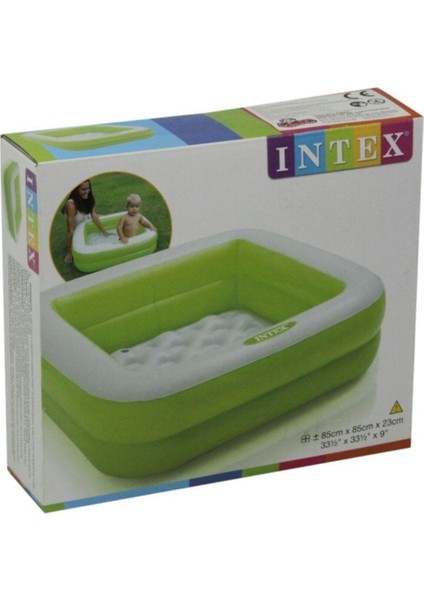 Yumuşak Tabanlı Mini Kare Şişme Havuz 85X85X23 Cm, Eğlenceli Yaz Serinliği fiyatları