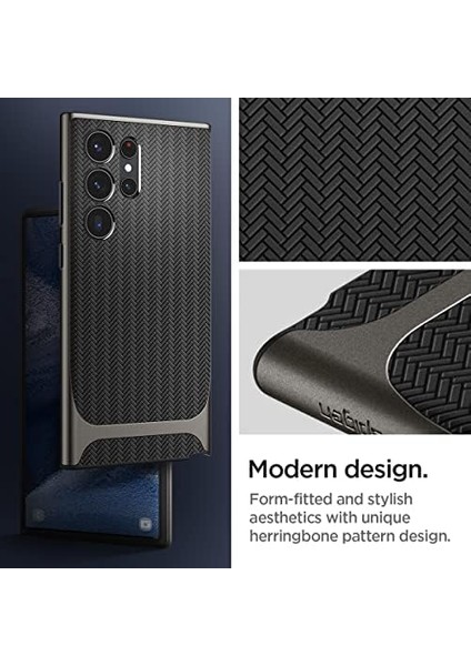 Galaxy S23 Ultra Kılıf Neo Hybrid Gunmetal - ACS05627