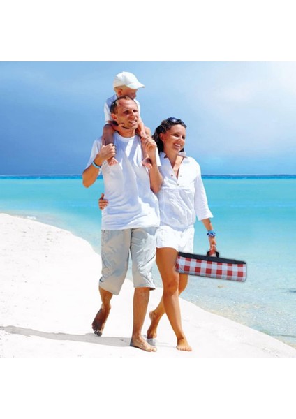 Renkli Deniz Malzemeleri Seti, Plaj Matı ve Minderi, Kum Yapışmaz, 150-200 cm fırsatları