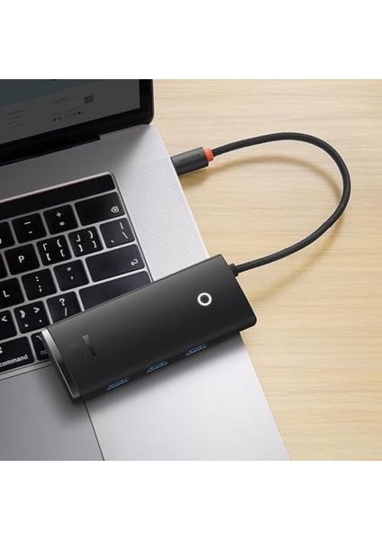 Lite 5'i 1 Arada Multifonksiyonal Type-C Hub Şarj Istasyonu - Siyah