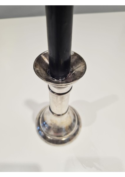 Şamdan, 14.5cm, Vintage Tarz, Şık ve Koleksiyonluk Gümüş Kaplama Ürün fiyatları