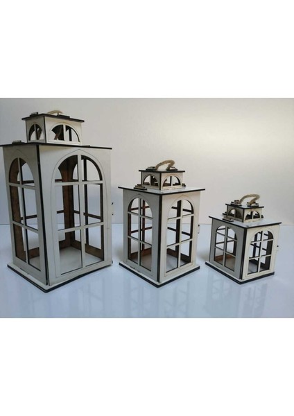 3 Boy Fener Mumluk, Doğal Ahşap Tasarım, Şık ve Kullanışlı Ev Dekoru modelleri