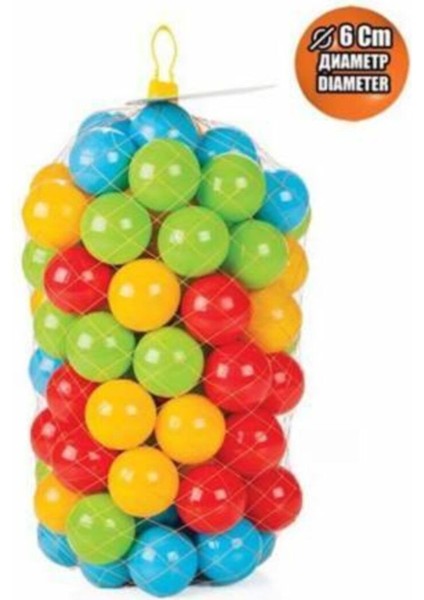 Yumuşak Taban Çocuk Havuz Eğitici Top Seti 50'li, Bultak Küp ve Pompa Hediye modelleri