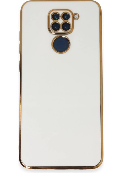 Xiaomi Redmi Note 9 Kılıf Volet Silikon - Beyaz Drstr