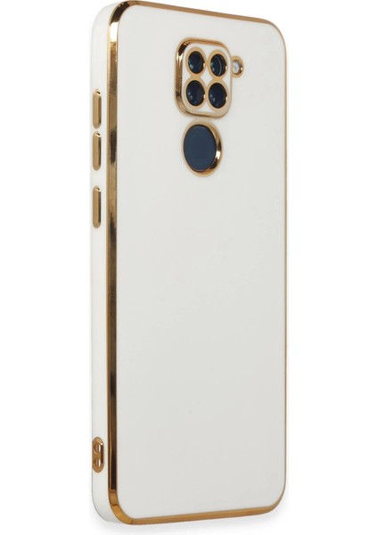 Xiaomi Redmi Note 9 Kılıf Volet Silikon - Beyaz Drstr